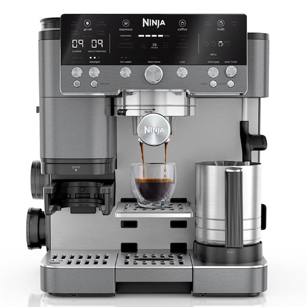 Ninja Luxe Cafe Premier Espresso Machine Gunmetal ES601GMANZ