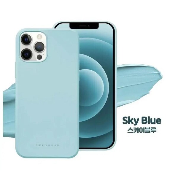Roar Soft TPU [Space] Case, iPhone 14 / 13-Sky Blue