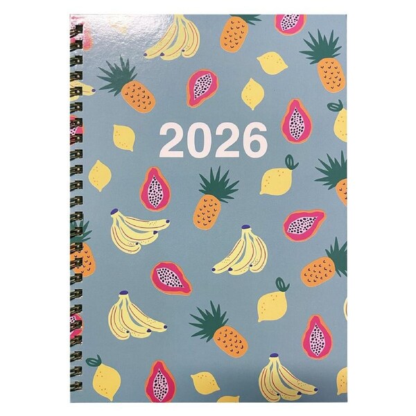 2026 Diary Sasco Moda A5 Week to View Teal, ACCO SC57MD26