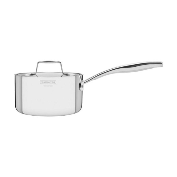 Tramontina Saucepan Tri-Ply Stainless Steel w/Lid Induction Safe 20cm/3.1L
