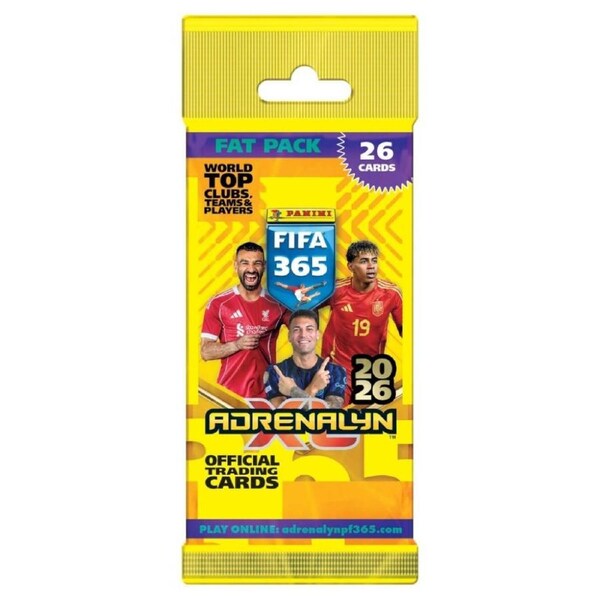 Panini 2026 FIFA 365 Adrenalyn XL Trading Cards Fat Pack Booster