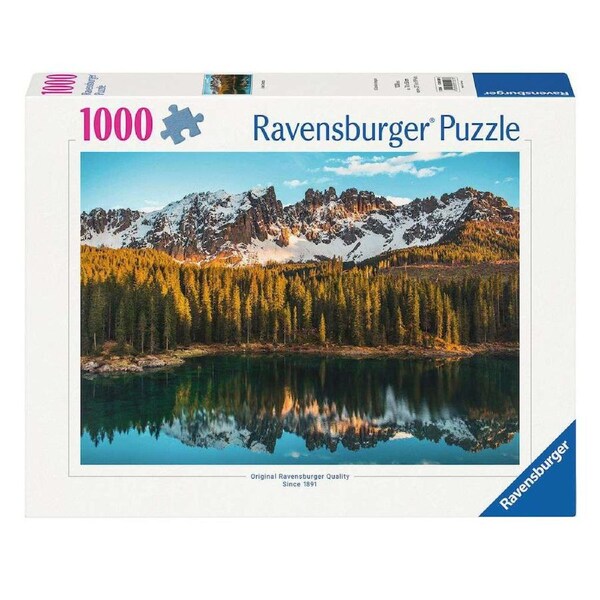 Ravensburger Lake Carezza Italy 1000 Piece Jigsaw Puzzle
