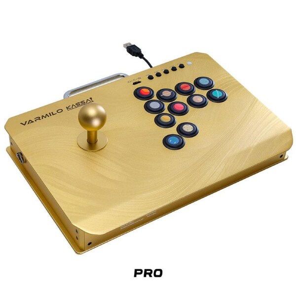 Varmilo Kassai Arcade Stick Controller Pro (PC/PS4/PS5) - Golden Cosmos - Limited Edition