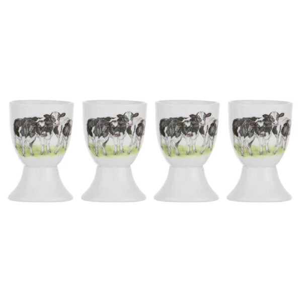 Ashdene Meet The Girls Cows Egg Cups Set 4 Ceramic 52226