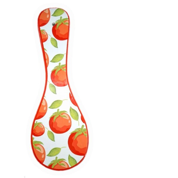 Kitchen Ceramic Spoon Rest Tomatoes Cooking Aid