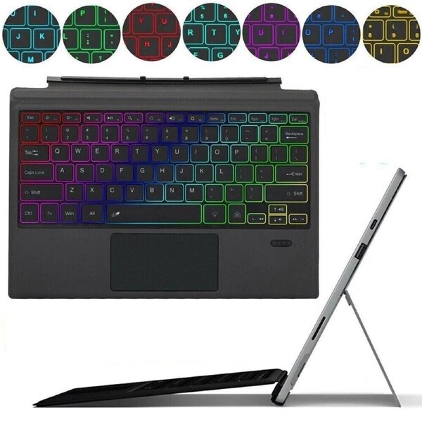 Wireless Keyboard Backlit Magnetic Type Cover Ultra Slim Laptop Accessory