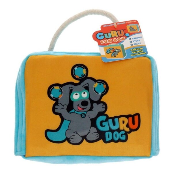 GURU Juggling Guru Fun Box - Large (9x25x20cm) Durable, Fun & Enriching Play Toy for Dogs