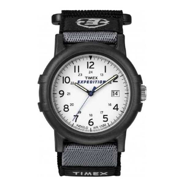 Timex Expedition Camper White/Black Strap Men's 100m Analog Watch T49713