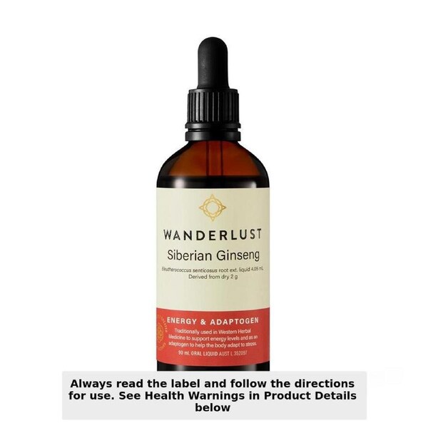 Wanderlust Siberian Ginseng Drops 90ml