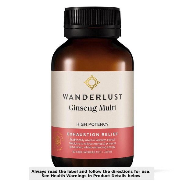 Wanderlust Ginseng Multi 60 Capsules
