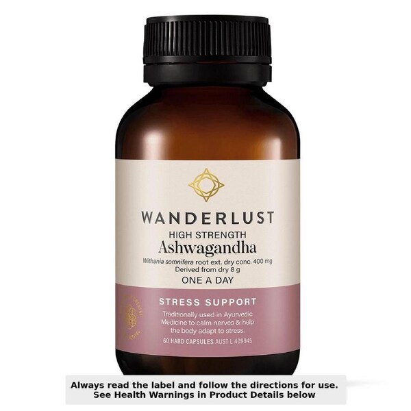 Wanderlust High Strength Ashwagandha 60 Capsules