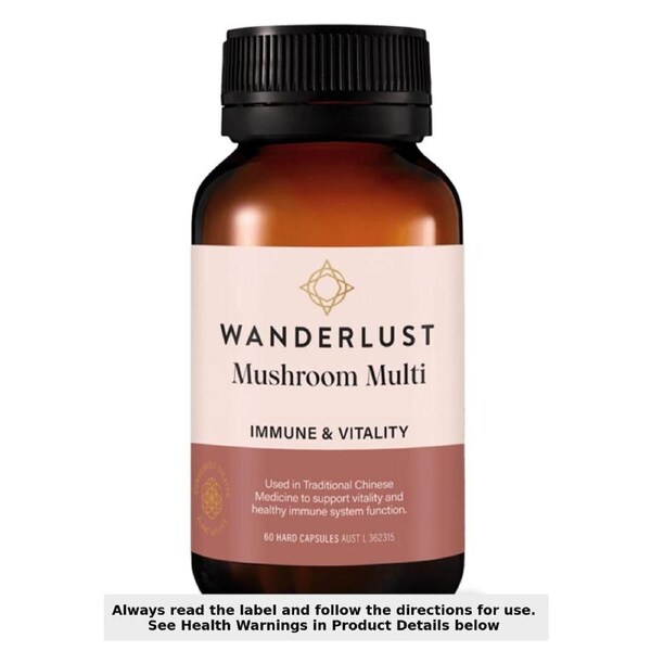 Wanderlust Mushroom Multi 60 Capsules