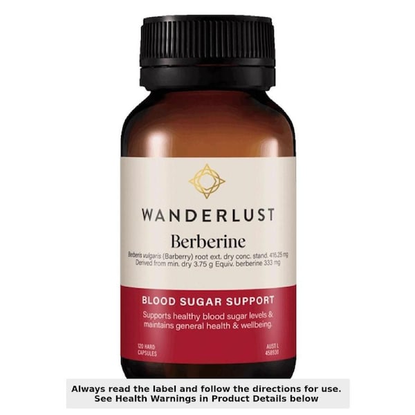 Wanderlust Berberine 333mg - 120 Capsules