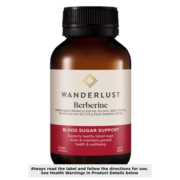 Wanderlust Berberine 333mg - 60 Capsules
