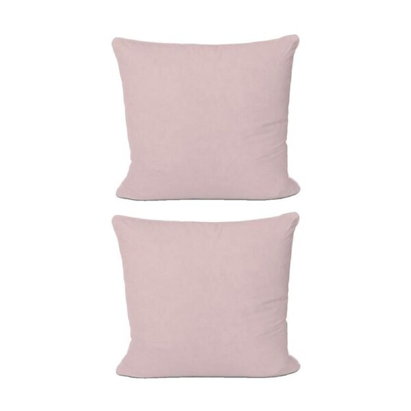 2PK The Lighthouse Washed Cotton European Pillowcase With Double Stitch Pink