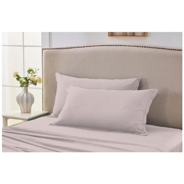 4PK Grosvenor House 500TC Egyptian Cotton King Tailored Pillowcase Pink