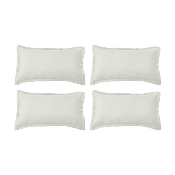 4PK Grosvenor House 500TC Egyptian Cotton King Tailored Pillowcase Taupe