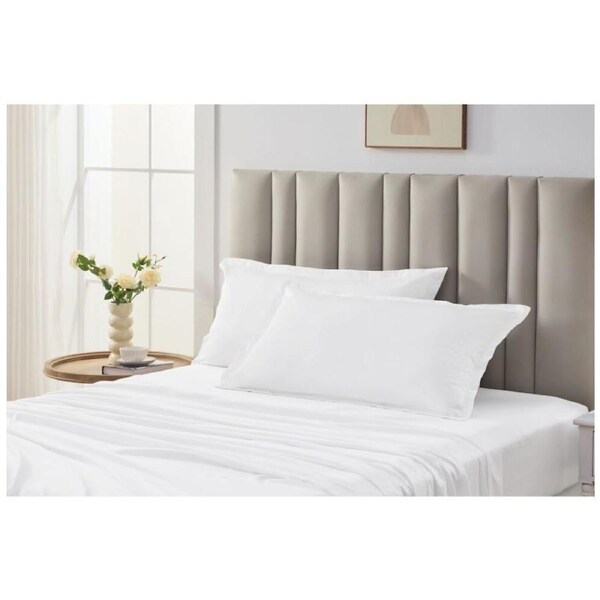 2PK Grosvenor House 500TC Egyptian Cotton Body Tailored Pillowcase White