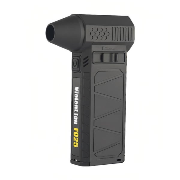 Catzon Rechargeable Mini Fan Violent Fan 80000 RPM Compressed Air Duster-Black