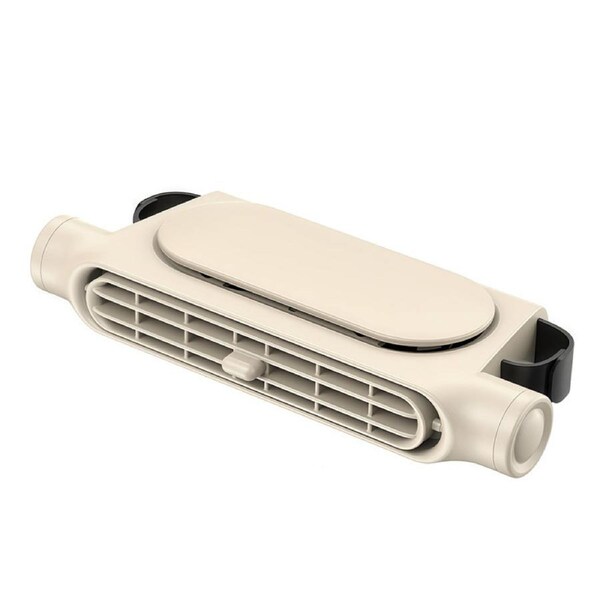 Catzon Car Backseat Fan Vehicle USB Portable Electric Cooling Fans-CF03Beige