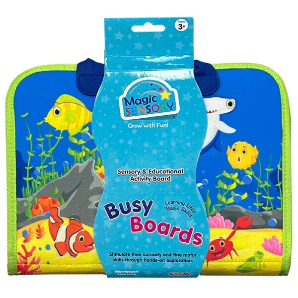 Magic Sensory Busy Boards Blue
