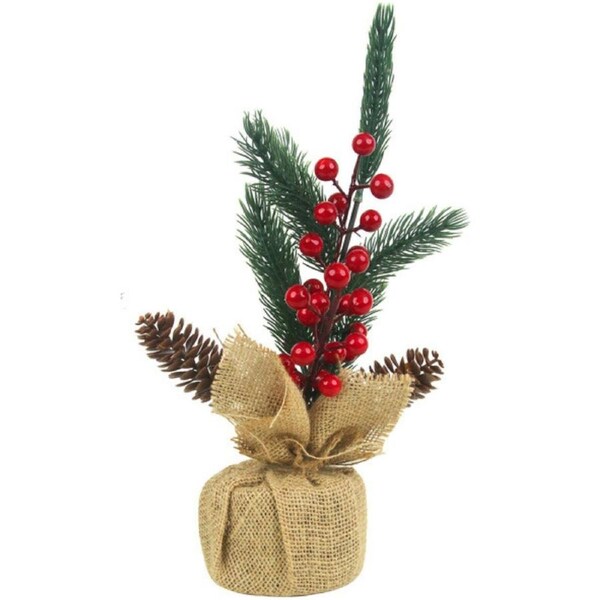 Artificial Christmas Berry Plant Decoration 30cm
