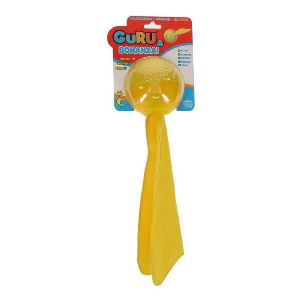 GURU Bonanza Ball - Medium (10.6x10.8x10.8cm) Durable, Fun & Enriching Play Toy for Dogs
