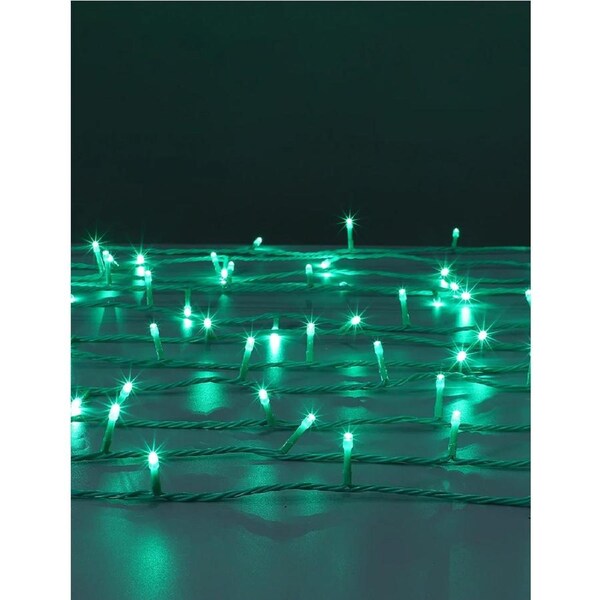 300 LED connectable Coloured cable string light Green