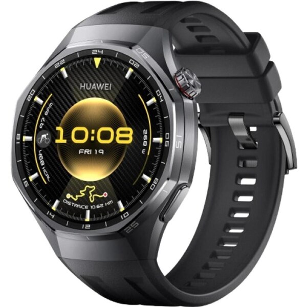 Huawei Watch GT 6 Pro 46mm (Black Fluoroelastomer Strap)