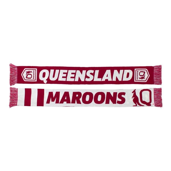 NRL State of Origin Defender Scarf - Queensland Maroons - QLD - Maroon