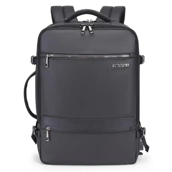 Tech Titan Anti-Theft Backpack – Business Laptop Bag for Men – Black
