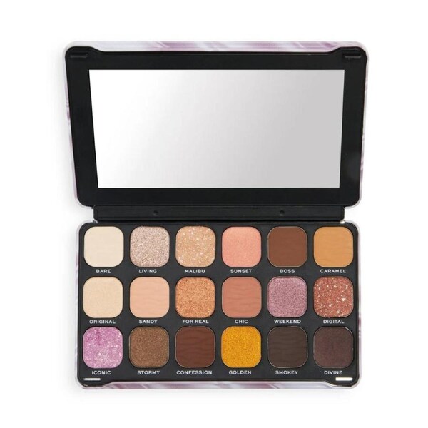 Makeup Revolution Forever Flawless Eyeshadow Palette - Nude Silk