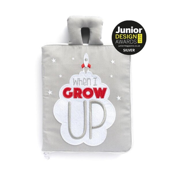 Curious Columbus Fabric Activity Book – When I Grow Up – Interactive Soft People & Professions Book