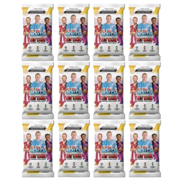Match Attax UEFA Club Competitions 2025/2026 Edition Trading Cards Booster 12 Pack