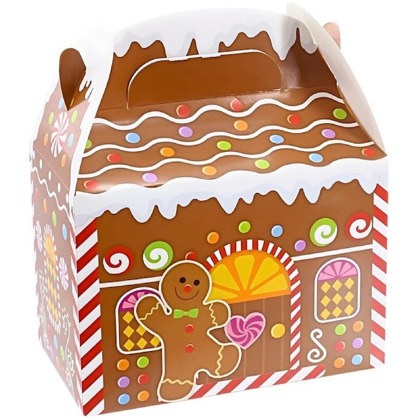 Gingerbread House Lolly/Treat Boxes (Pack of 5)