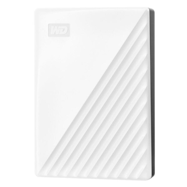 Western Digital 6TB My Passport USB 3.2 Portable External Hard Drive - White (WDBR9S0060BWT-WESN)