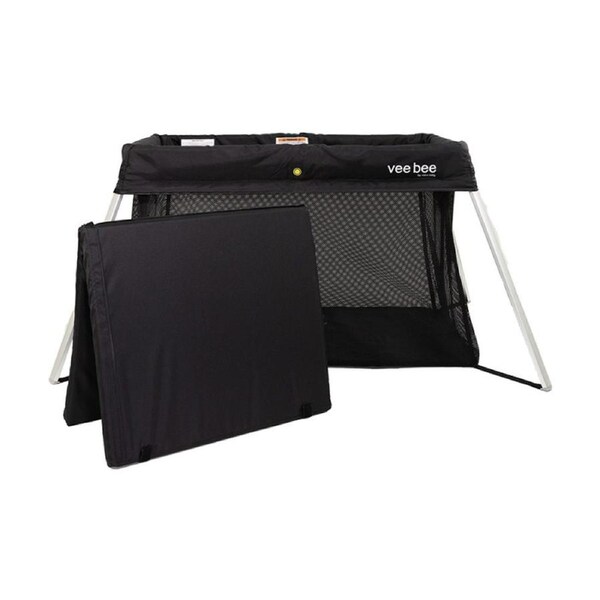 Veebee Amado Portacot 3.9kg Travel Cot Mattress Travel Bag Included