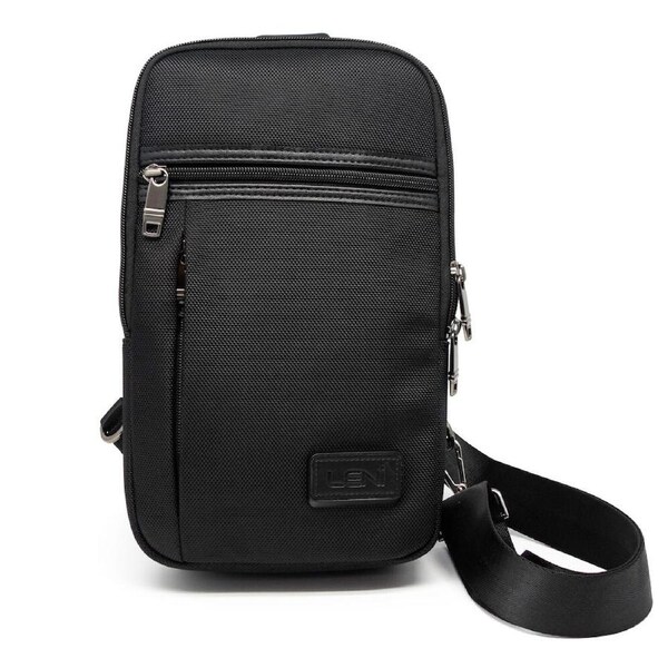 Leni Adjustable Shoulder Strap Crossbody Lightweight Bag Black