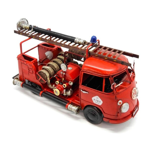 Boyle Metal Ornament Home Decor 1956 Red Type 1 Fire Truck 34cm