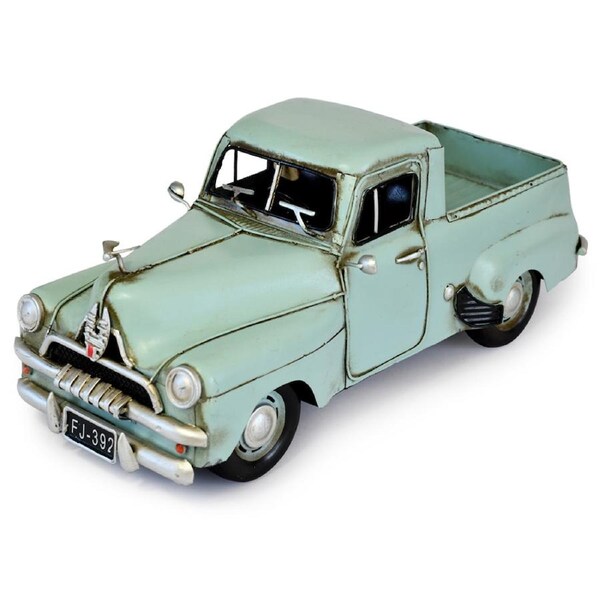 Boyle Metal Ornament Home Decor Collectible FJ Ute Blue 31x12x12cm