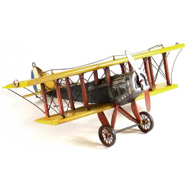 Boyle Metal Ornament Home Decor Collectible Curtis Jenny Plane 43x39x14.5cm