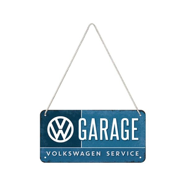 Nostalgic-Art Metal 10x20cm Hanging Sign Plaque VW Garage