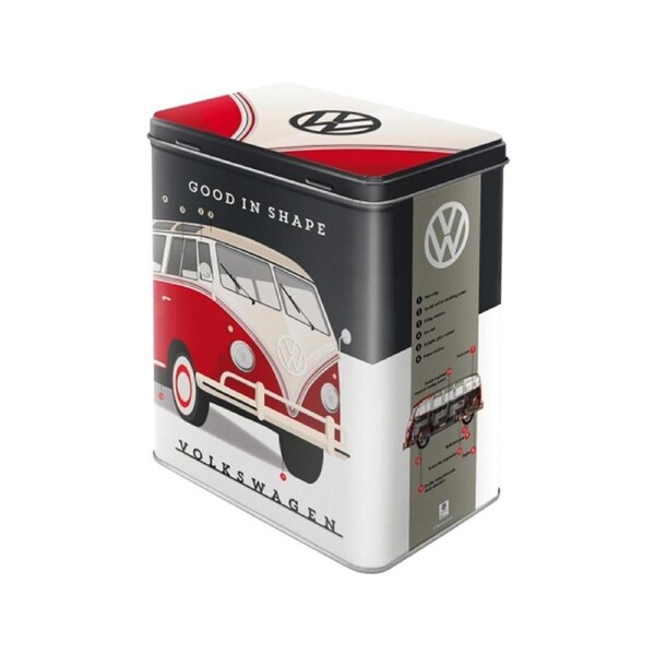 Nostalgic-Art Tin Large Storage Box Vintage VW Design 10x14x20cm