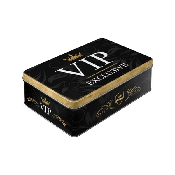 Nostalgic-Art Flat Storage Tin VIP Exclusive 3D Food Safe 23x16x7cm