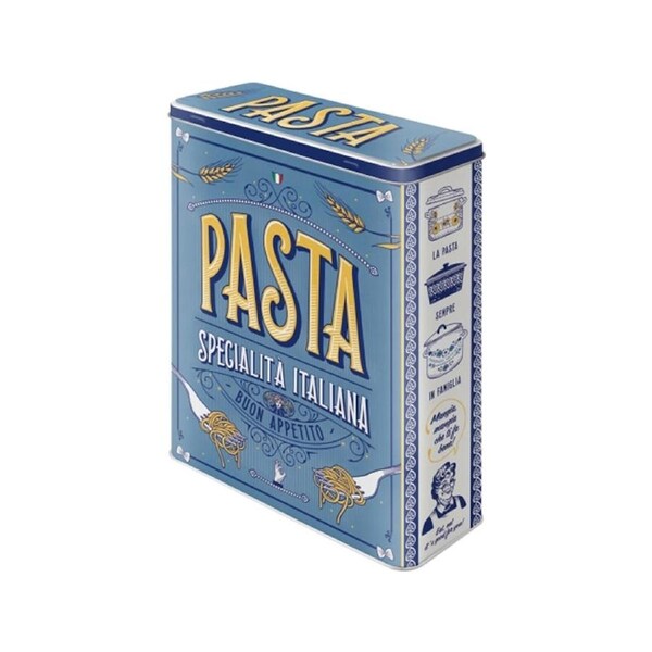 Nostalgic-Art Tin Storage Box XL Pasta Italian Tradition 8x19x26cm