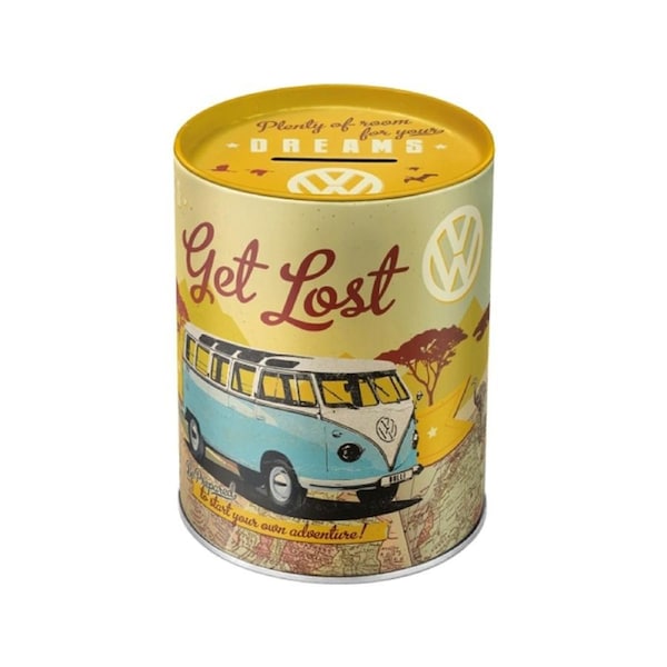 Nostalgic-Art Money Box VW Bulli - Let's Get Lost 10x10x12cm