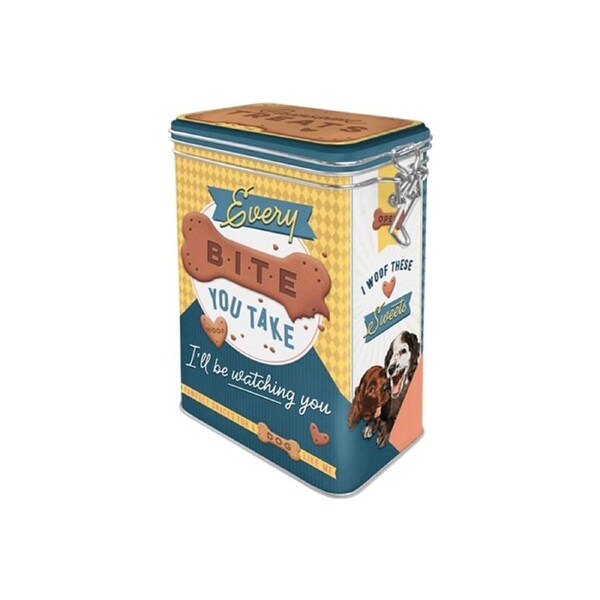 Nostalgic-Art Storage Clip Top Tin 1.3L 17.5cm Dog Treats