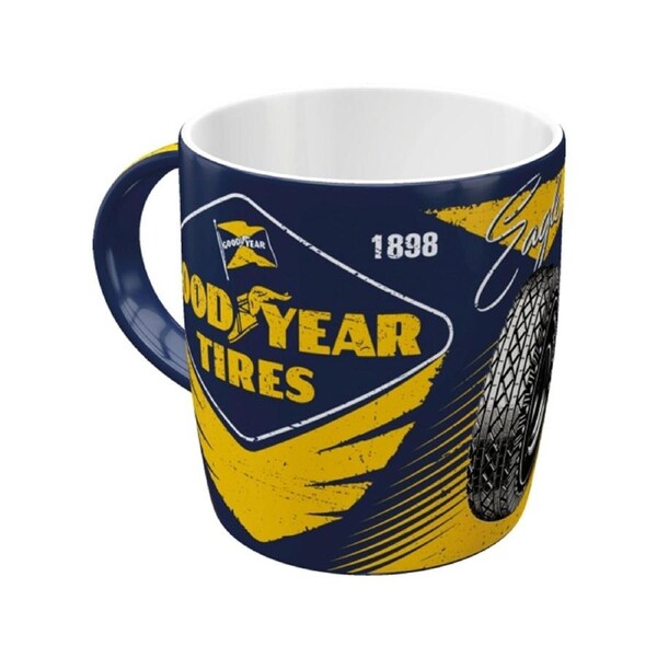 Nostalgic-Art Ceramic Mug Goodyear Eagle Tire 330ml Retro Design