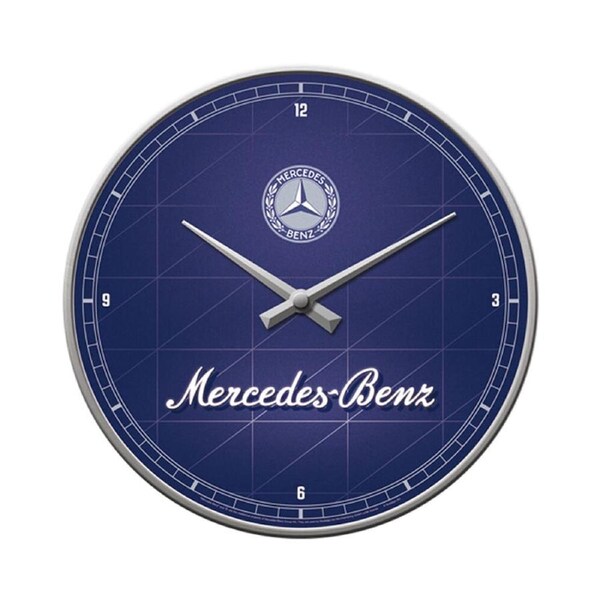 Nostalgic-Art Mercedes Benz Wall Clock Retro Design 30cm