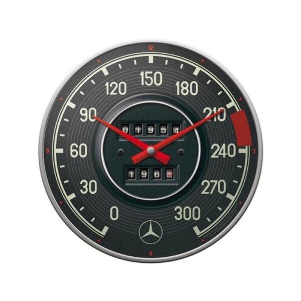 Nostalgic-Art Wall Clock Mercedes-Benz Speedo Retro Design 30cm